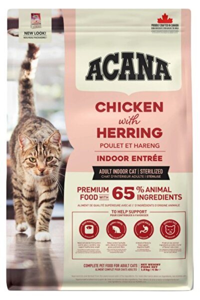 Acana Chıcken With Herring 1,8kg Indoor Entree Sterilised Tavuk Hindi Kısırla...