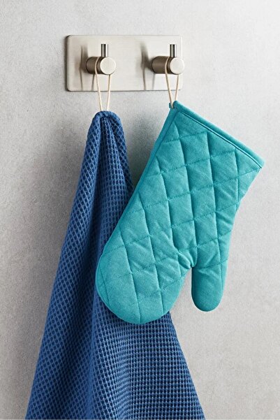 bulut art Set of 3 (Stainless Steel Adhesive Towel Rack, Toilet Paper Holder and 2-Piece Hanger) Adhesive