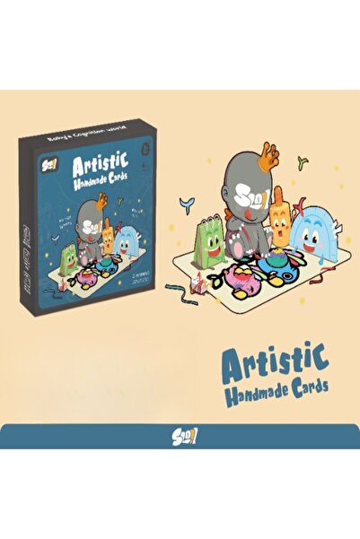 Toysea Artistic Handmade Greeting Cards Set in Premium Gift Box, Creative DIY Craft Cards for All Occasions