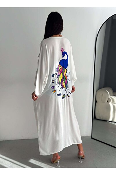 UNBOX Blue Peacock Kimono