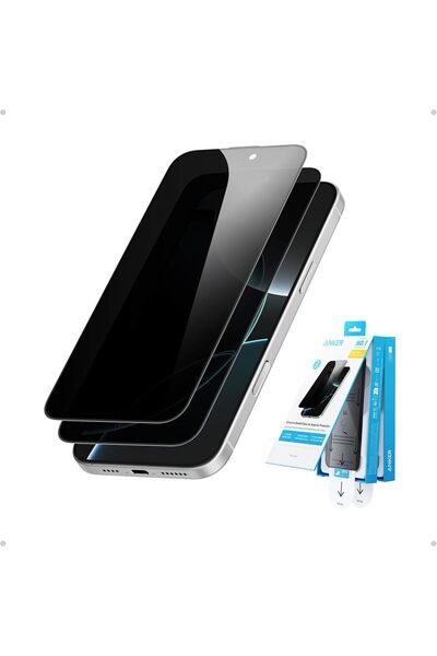Generic واقي شاشة Anker Easy Fit HD (ShieldX) مقاس 6.9 بوصة لهاتف iPhone 16 P...