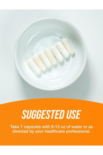 BULK SUPPLEMENTS BulkSupplements Creatine Monohydrate Capsules 5000 mg - 210 Count