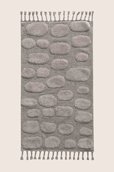 İrya Wall Single Bath Mat 100% Cotton 70X150 cm Gray