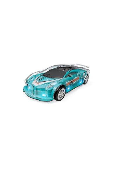 Toysea سيارة رياضية RC قابلة لإعادة الشحن مع أضواء LED وتحكم في 4 اتجاهات