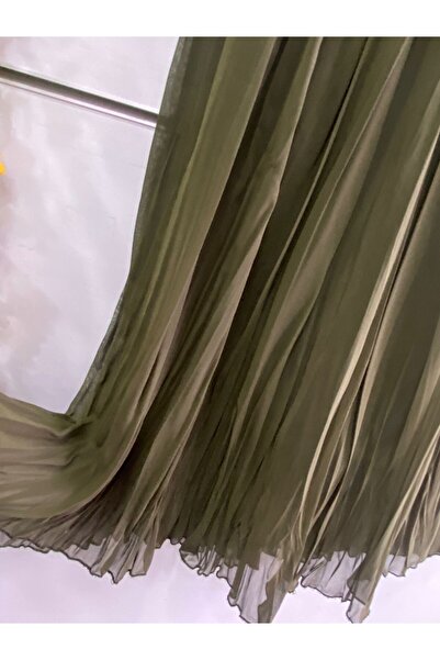 edu collection Chiffon A-Line Skirt with Lining