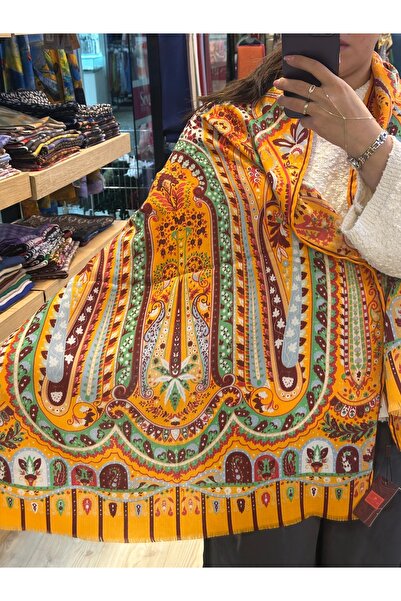 Sevgi Butik Şal ETNİK KAŞMİR OMUZ ŞALI