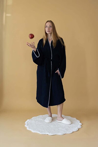 İrya Scallop Round Bath Mat Bamboo 90X90 Ecru