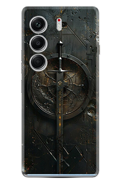 TECNO Camon 40 Pro Kılıf Boutique Baskılı Resimli Sword Pcode -051