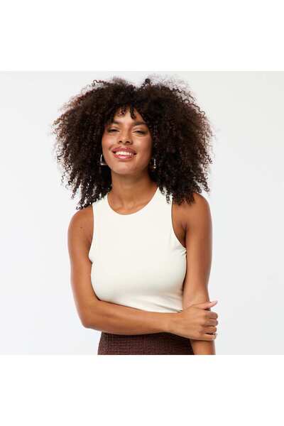 KİABİ Microfibre body with cutaway arms WHITE