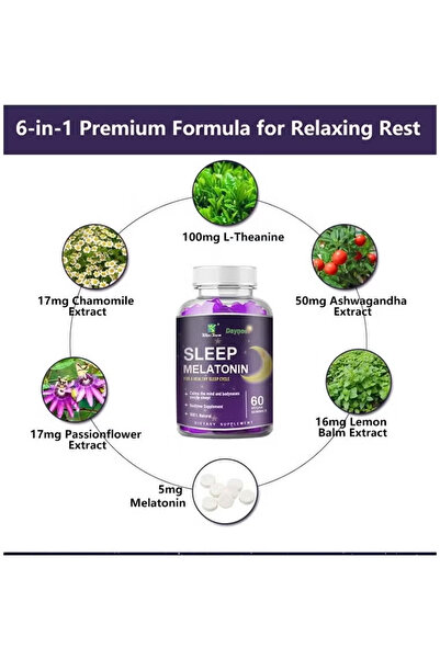 Wins Town Melatonin Fast Dissolve Nighttime Sleep Aid Vegetarian Non GMO Gluten Free 60 GUMMIES