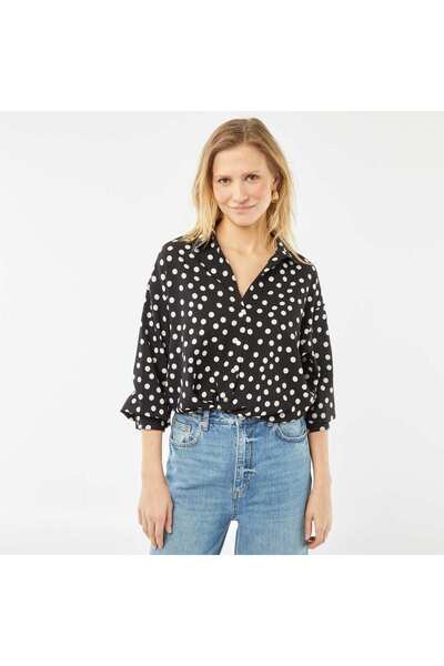 KİABİ Flowing blouse BLACK