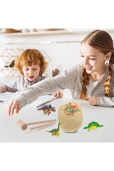Generics Dinosaur Egg Digging Kit: Science Experiments for Digging Dinosaur Eggs - Gifts for Children Ages 3-12