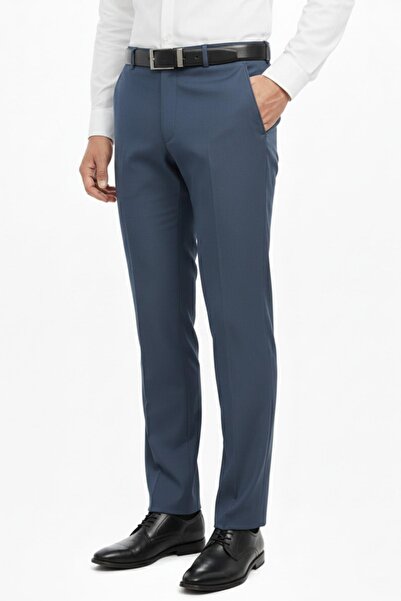 Günce Men's Regular Fit Fabric Trousers Lycra Fabric Bgl-St05035