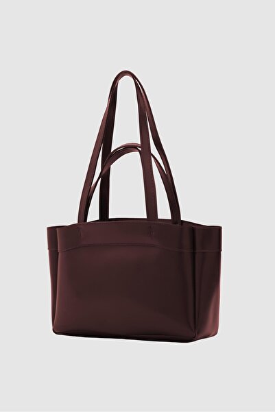Shule Bags Marlove Leather Shoulder Bag Burgundy
