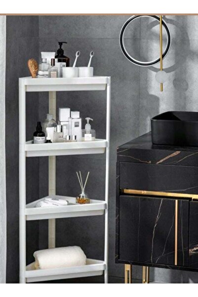 Generic Corner Shelf Bathroom Storage Organizer 4-Tier Toilet Storage Rack