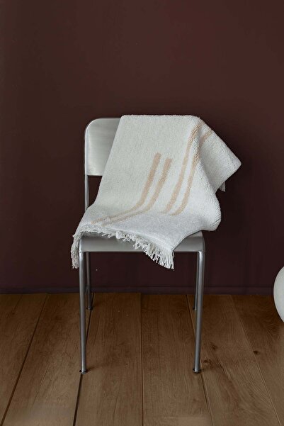 İrya Bound Single Bath Mat 100% Cotton 50X80 cm White