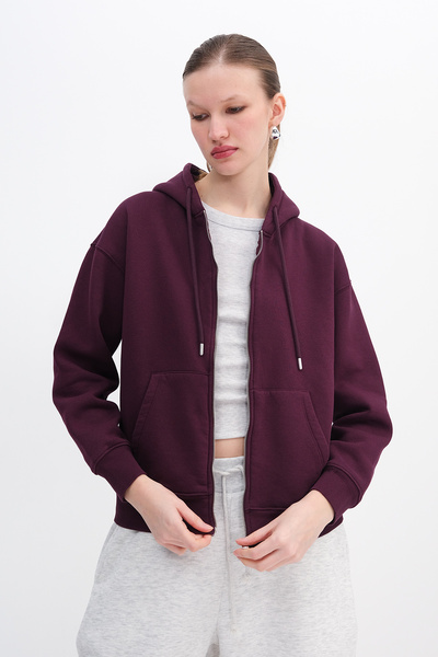 Addax Zippered Sweatshirt H9476-1