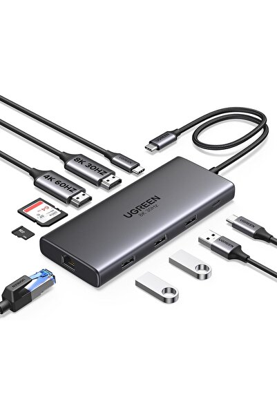 Generic UGREEN Revodok Pro 210 USB C Hub 10-in-1 Dual Monitor Docking Station