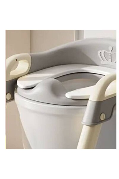 NKX Toilet Training Seat with Ladder Adjustable Non‑Slip Built‑In Splash Guard