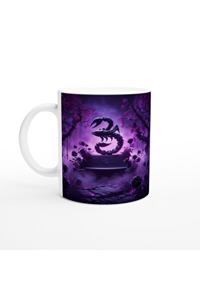Wisdom Rain Scorpio Printed Coffee Mug - Zodiac Garden under the Moonlight Vs1