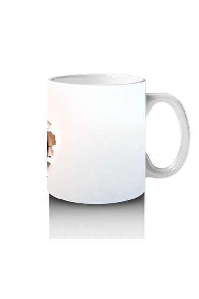 Wisdom Rain Cute Brown Horse with Extended Head – Printed Coffee Mug