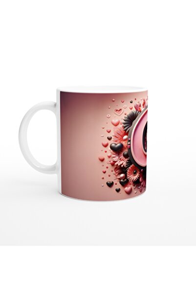 Wisdom Rain Letter g Vivid Colored Letter Mug