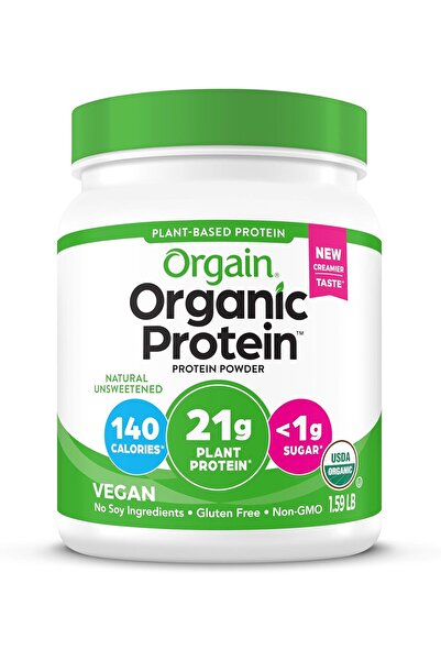 Orgain Organic Plant-Based Protein Powder Unflavored 720 g