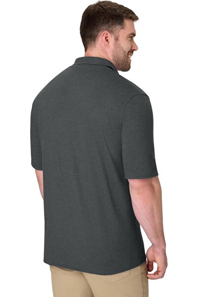 HANES Men’s X-Temp Short Sleeve Polo Shirt, Midweight