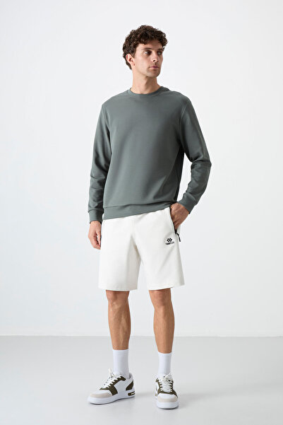 TOMMY LIFE Standard Fit 3-Pack Black-Navy Blue-Ecru Men's Shorts - 81136