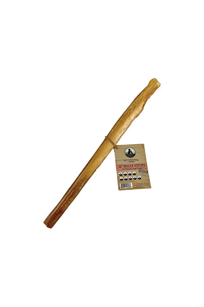 Pet Natural Farm مكافأة الكلاب على شكل عصا لحم بقري ضخمة - 12 بوصة