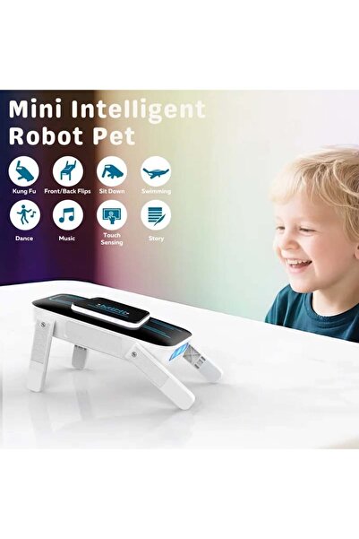 iUni 8016 Câine robot inteligent, telecomandă, senzor tactil, programare prin mișcare