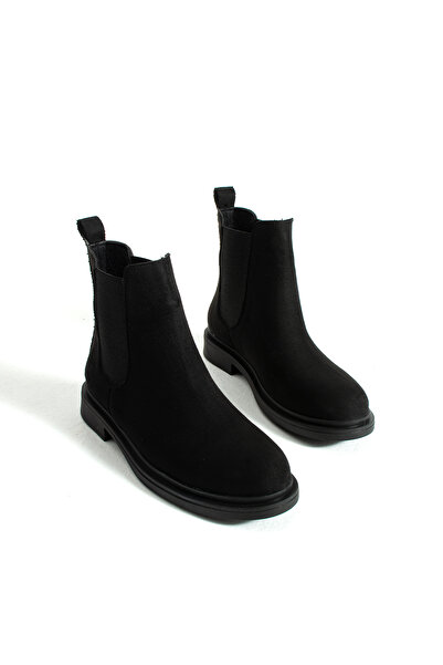 onthestar حذاء تشيلسي نسائي ذو نعل مسطح ومرن من الجانب