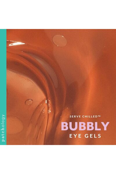 patchology Serve Chilled Bubbly Eye Gels with Niacinamide — Hydrating Under-Eye Patches (5 pairs)