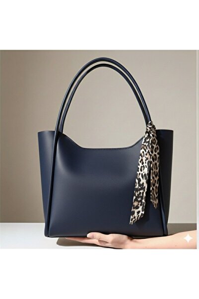 Madame Zippered Shopper Large Size Hand and Shoulder Bag Can Fit Notebooks Books Soft Faux Leather