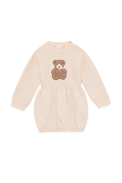 Layette Baby Girl Ecru Dress