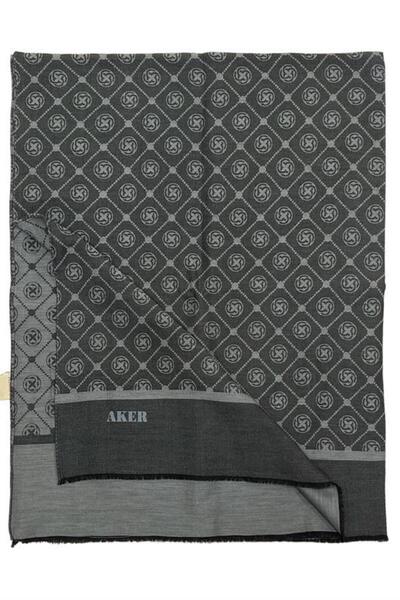 Aker Cotton Şal - Gri Füme 913