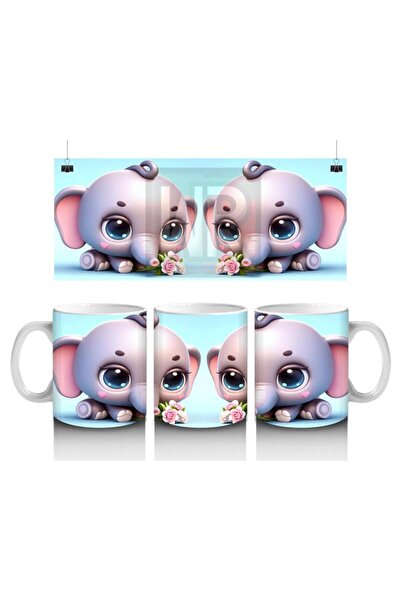 Wisdom Rain Cute Elephant Doll Mug Cup That Makes Children Love Milk