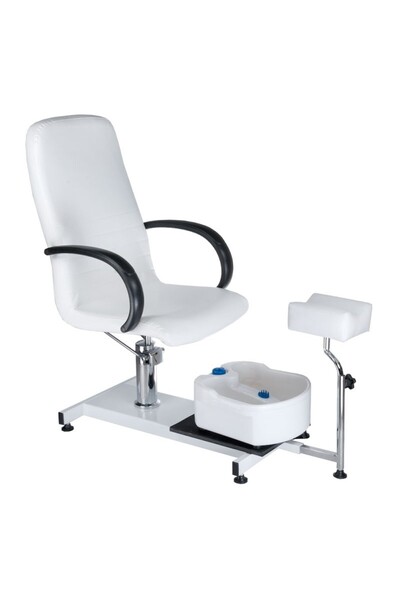 BEAUTY SYSTEM Scaun hidraulic pentru pedichiură, cadă de masaj, înălțime regl...