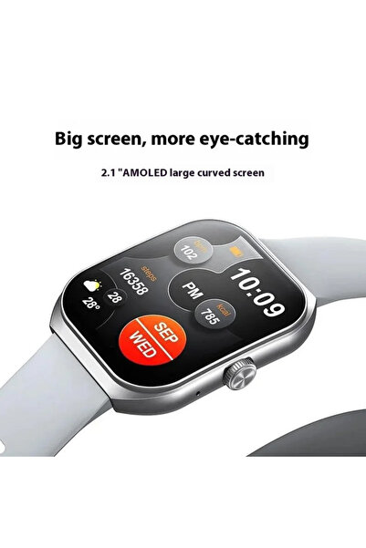 AWEI H46 Waterproof Heart Rate Monitor Smart Watch Sports Bracelet Fitness Tracker - Silver