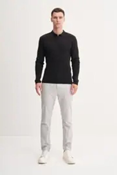 Cazador Premium Slim Fit Viscose Blend Polo Neck Sweater-33210