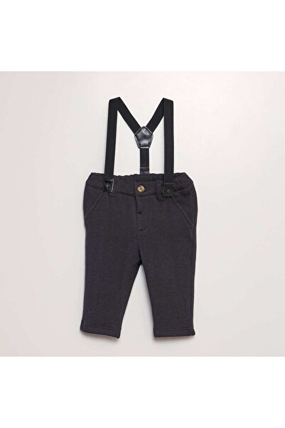 KİABİ Stretch knit dungarees GREY