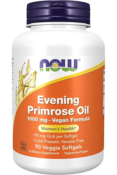 Now Foods Evening Primrose Oil, 1000 mg, 90 Vegetarian Softgels -
