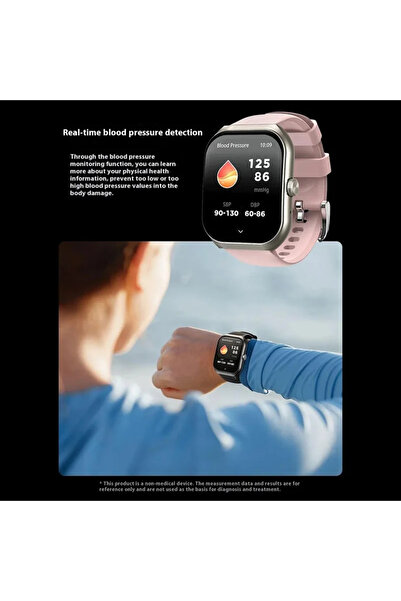 AWEI H46 Waterproof Heart Rate Monitor Smart Watch Sports Bracelet Fitness Tracker - Pink