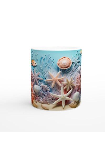 Wisdom Rain كوب حديقة المرجان والأسماك الاستوائية