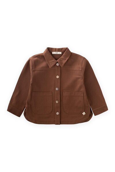 Cigit Gabardine Jacket 3-14 Years Old Brown