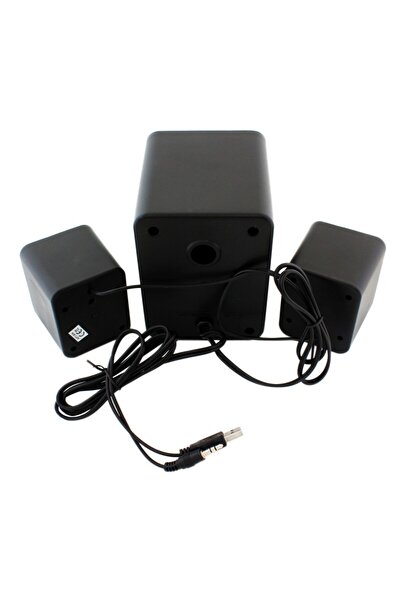 PROCART Stereo system 2.1, 3W, 20Hz - 18Khz, 4Ω, 80dB, 484g, white/black