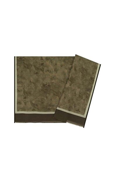 Aker Yaz Serinliği İpek Koton Şal - 7208777-454 Haki