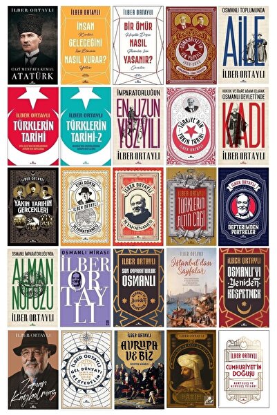 Kronik Kitap İlber Ortaylı 25 Kitplık Dev Set