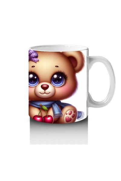 Wisdom Rain Cute Teddy Bear Pair Mug Cup That Makes Children Love Milk