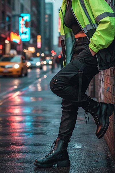 U.S. Polo Assn. U.S Polo Assn. Kadın Bot Ayakkbı Siyah USP-9701